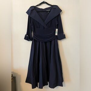 Navy blue dress